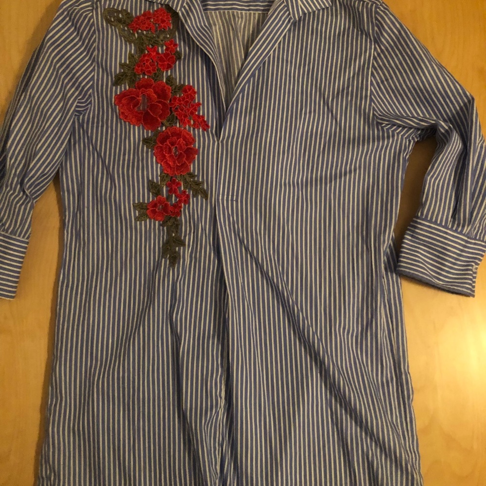 Zara embroidered tunic - Picture 6 of 8